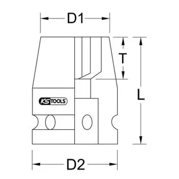 3/8" Torx-E-Kraft-Stecknuss, kurz, E4 Neu
