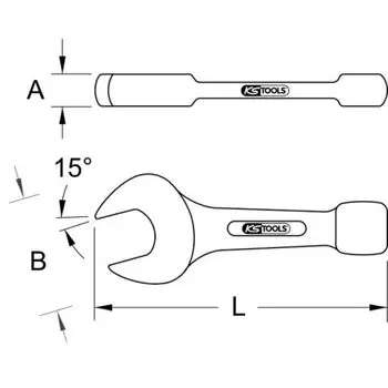 Schlag-Maulschlüssel, 205mm Expressversand