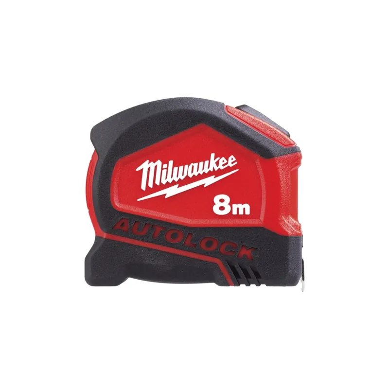 Milwaukee Pro-Compact Bandmaß 8 m Autolock 25 mm breites Band Neue Kollektion