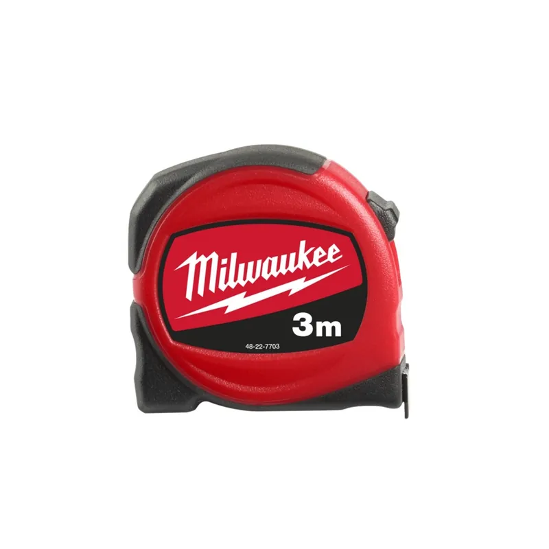Milwaukee Slim-Bandmaß 3 m nicht-magnetisch, 16 mm breites Band Beliebt