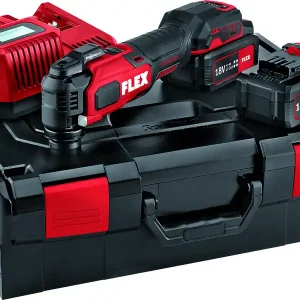 Solange Der Vorrat Reicht Flex Akku-Multitool 18,0 V mit Starlock MAX Aufnahme 518.417 Set in L-BOXX