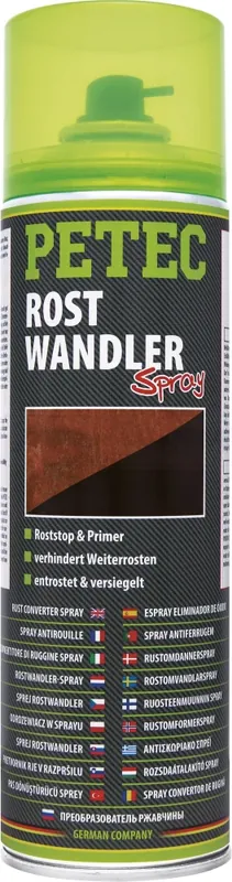 Neue Kollektion PETEC Rostwandler Spray 500ml - 70040