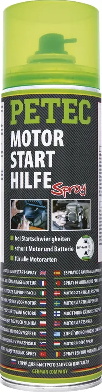 PETEC Motorstarthilfe Spray 500ml - 70450 Versand Am Gleichen Tag