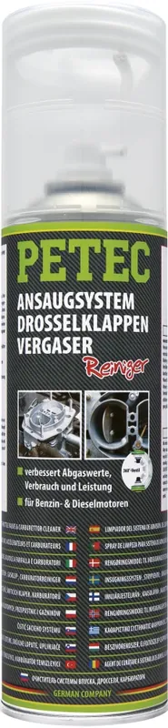 PETEC Ansaugsystem- & Drosselklappenreiniger Spray 500ml - 72450 Geprüft