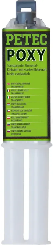Bestseller PETEC POXY transparenter 2K Universal-Klebstoff 24ml - 98425
