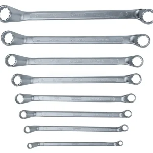 Letzte Chance KS Tools Doppel-Ringschlüssel-Satz, gekröpft, 8-tlg 6-22mm - 517.0248
