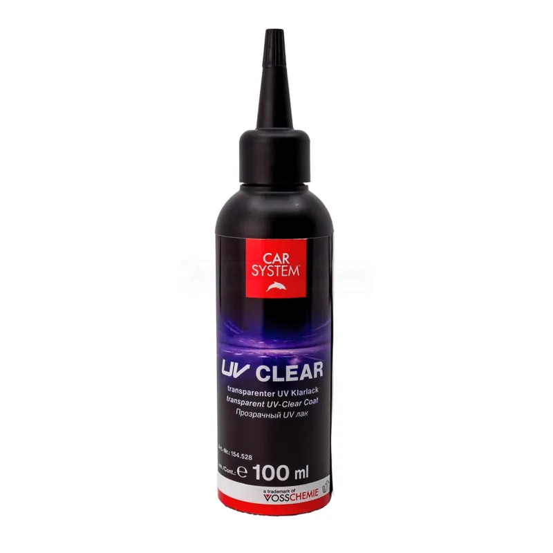 CARSYSTEM UV Clear transparenter Tupfklarlack 100ml 154.528 Mega-Angebot