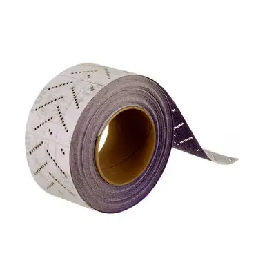 Neue Ware 3M™ Cubitron™ II Hookit™ Schleifstreifen 737U auf Rolle, 70 mm x 12 m, Multihole, 80+ - P400