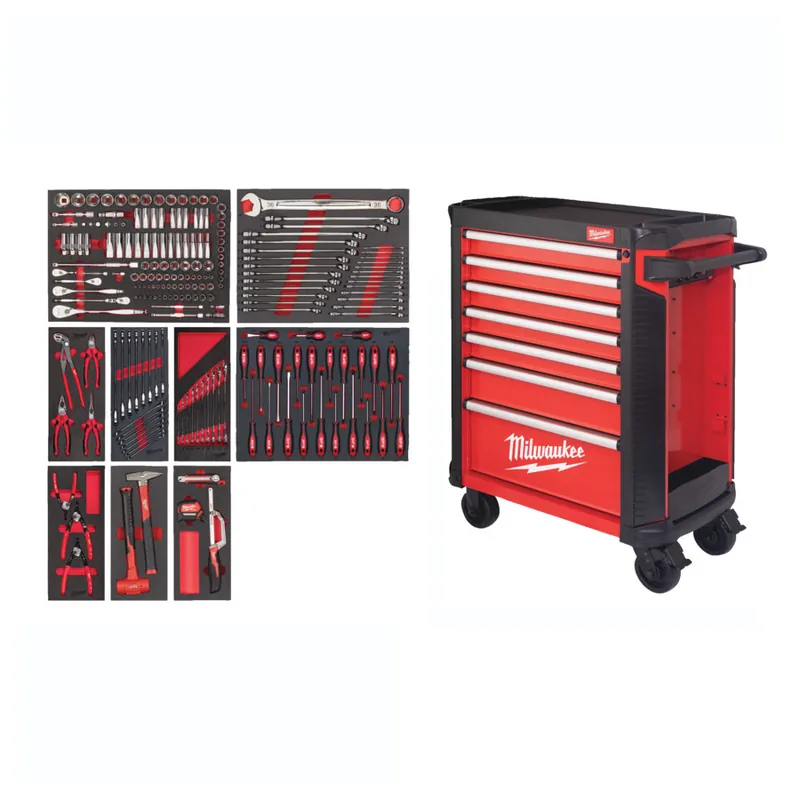 MILWAUKEE 30″ / 78 cm TOOLGUARD Werkstattwagen mit Werkzeugbestückung Neuheit