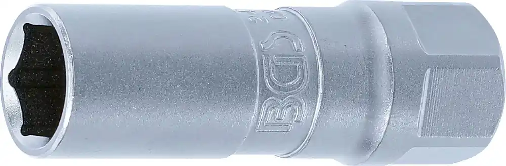 BGS Zündkerzen-Einsatz Sechskant | Antrieb Innenvierkant 12,5 mm (1/2") | SW 14 mm – 2407 Neu Im Sortiment