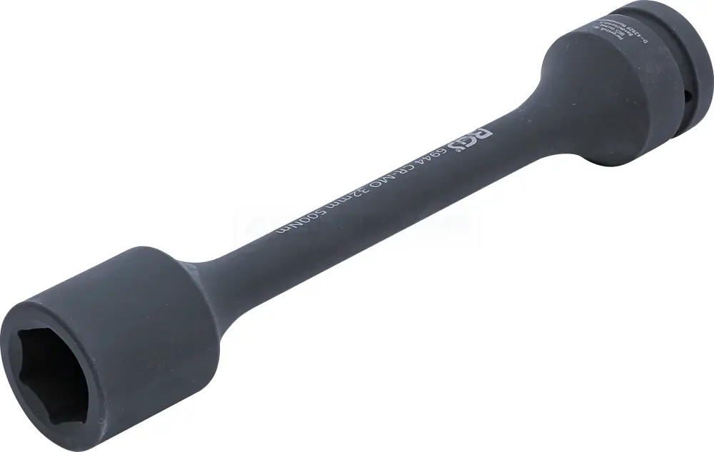 BGS Torsions-Kraft-Steckschlüssel-Einsatz Sechskant | Antrieb Innenvierkant 25 mm (1") | SW 32 mm | 500 Nm – 6944 Mega-Angebot