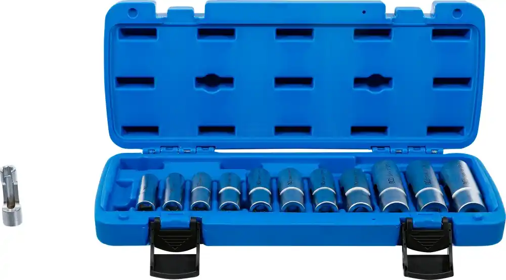 Angebot BGS Spezial-Steckschlüssel-Einsatz-Satz, geschlitzt | Antrieb Innenvierkant 10 mm (3/8") | SW 8 - 19 mm | 12-tlg. – 70988
