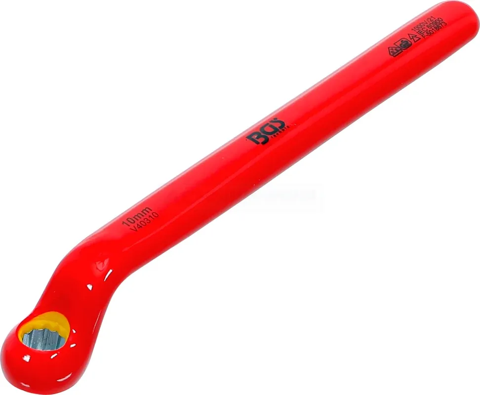 BGS VDE-Einringschlüssel | tief gekröpft | SW 10 mm – 72010 Nur Heute