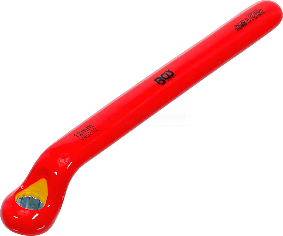 BGS VDE-Einringschlüssel | tief gekröpft | SW 12 mm – 72012 Preis Gesenkt