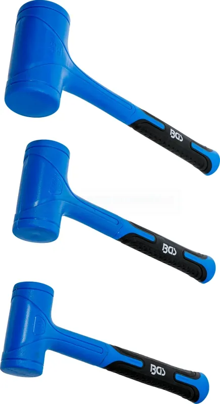 BGS Schonhammer-Satz | rückschlagfrei | Ø 47 / 55 / 65 mm | 450 / 765 / 1275 g | 3-tlg. – 74442 Solange Der Vorrat Reicht