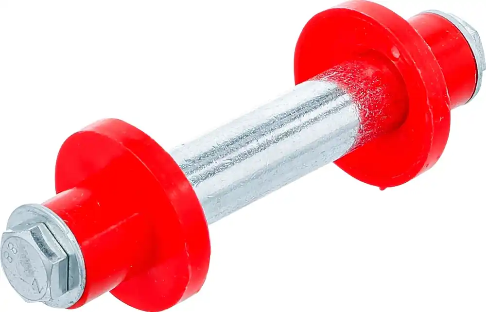 BGS DIY Achsen-Satz für Schubkarrenrad | 128 mm | Ø 20 mm | mit 2 Distanzhülsen – 81951 Preisreduziert