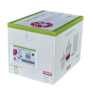 SATA RPS 0,6 L 125µm Flachsieb Mehrzweckbecher Kit 50x Becher 1202100 Sichere Zahlung