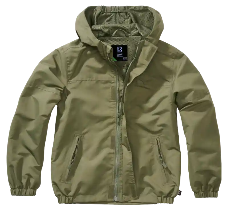 Brandit Kinder Sommer Frontzip Windjacke Wochenendangebot