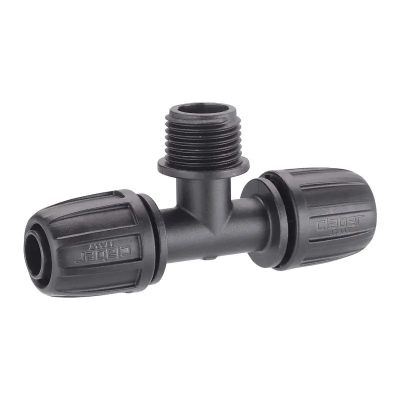 Claber Klemmverbinder 1/2” T-Stück mit 1/2” AG Versand Am Gleichen Tag