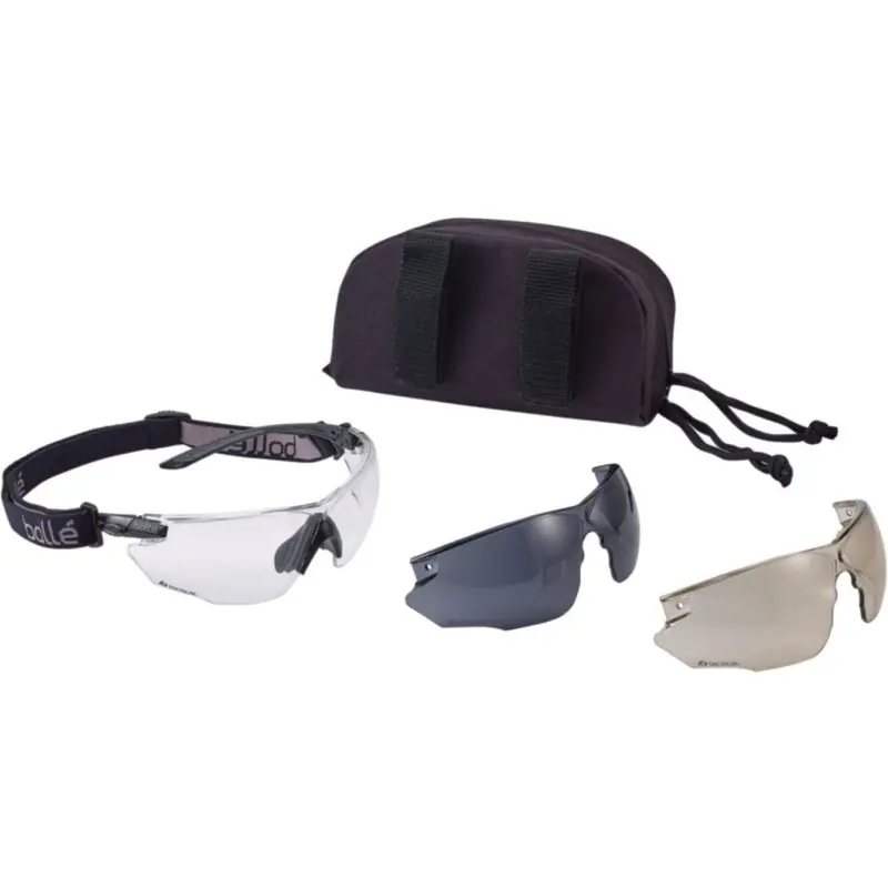 Abverkauf Bollé Safety COMBAT KIT Ballistische bügelbrille kit