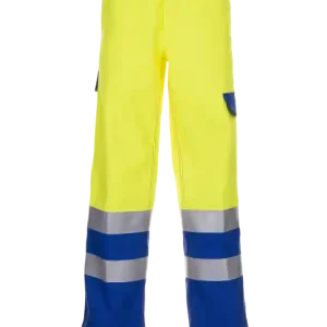 Kracherpreis Planam Major Protect Bundhose warngelb/kornblumenblau