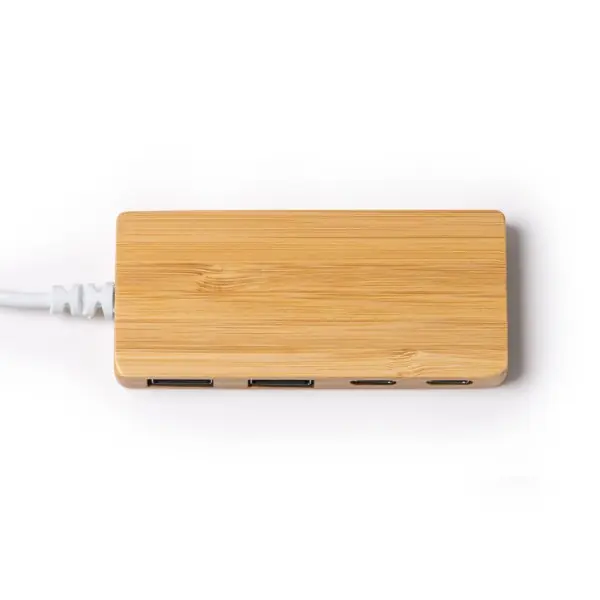 Bambus USB-C Hub mit 4 Anschlüssen Neue Kollektion