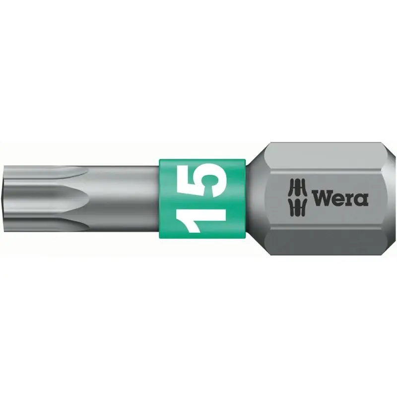 1 Stk. Bit Bitorsion 1/4" DIN 3126 C6,3 T15x25mm Wera Begrenztes Angebot