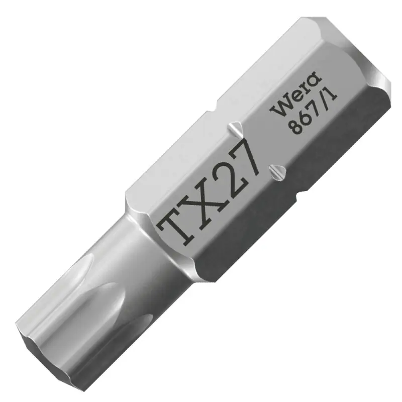 1 Stk. Bit 867/1 TORX® TX 27x25 Wera Preiswert