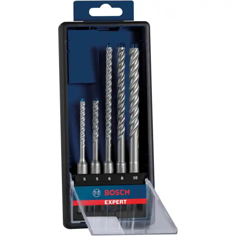 Garantierte Lieferung Hammerbohrer-Set EXPERT 5/6/6/8/10mm Bosch 5-teilig SDS plus-7X