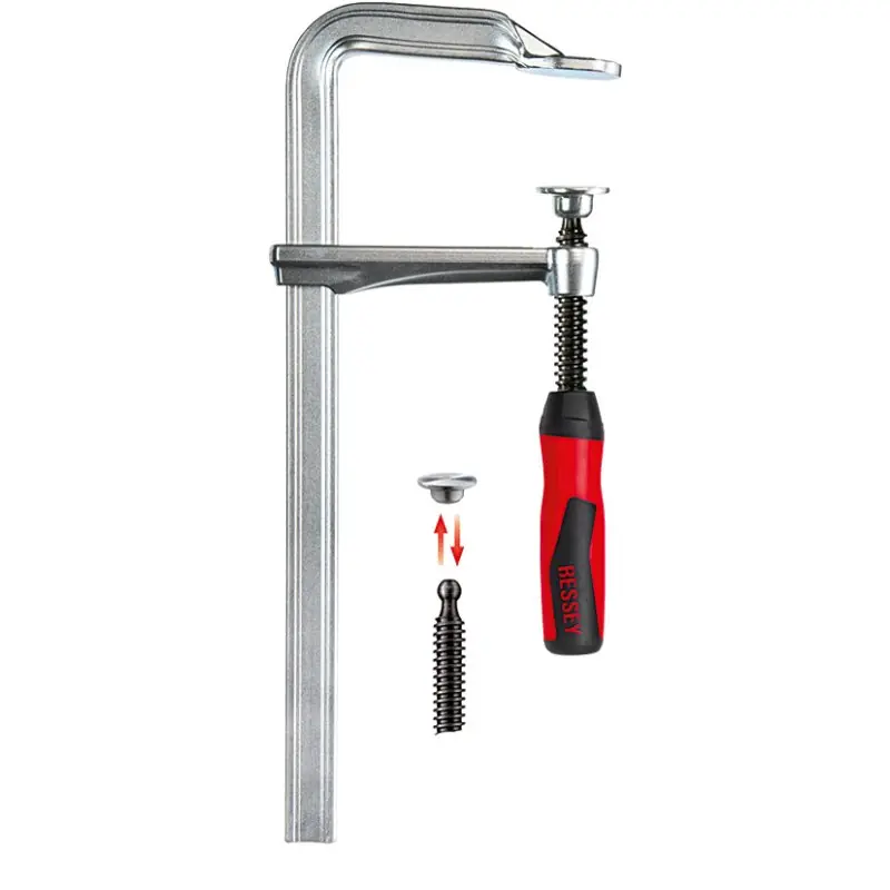 Ganzstahl-Schraubzwinge GZ mit 2-Komponenten-Kunststoffgriff Bessey 300x140 mm (GZ30-2K) Saisonangebot