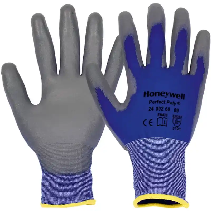 1 Paar Strickhandschuh mit PU-Beschichtung Perfect Poly Skin 2400260 Honeywell Gr.10 Versand Am Gleichen Tag