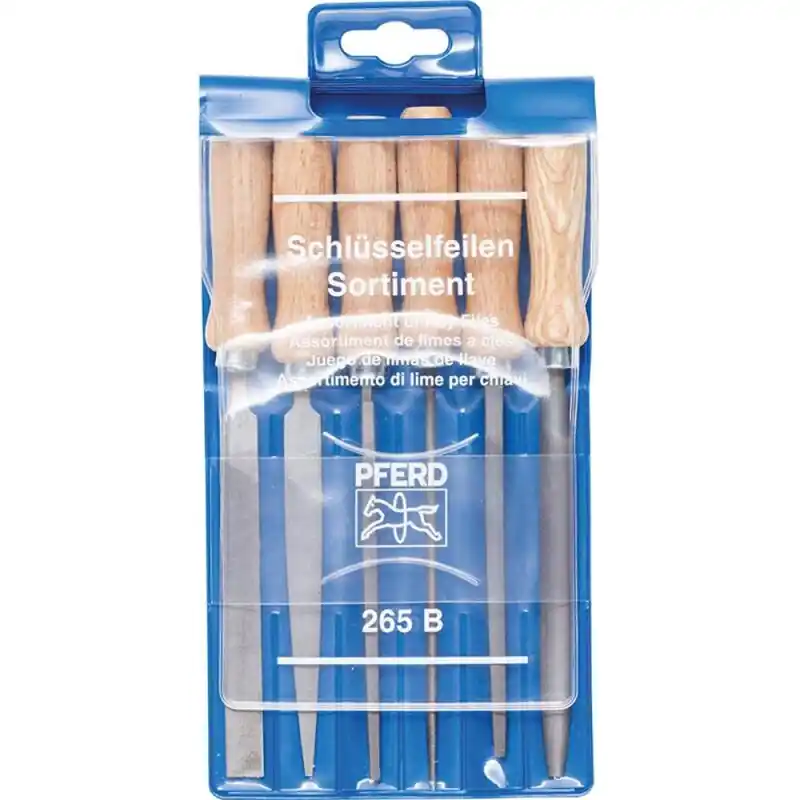 Schlüsselfeilen-Set Nr. 265 B 100mm Hieb 2 6-teilig PFERD Pferd Jetzt Kaufen