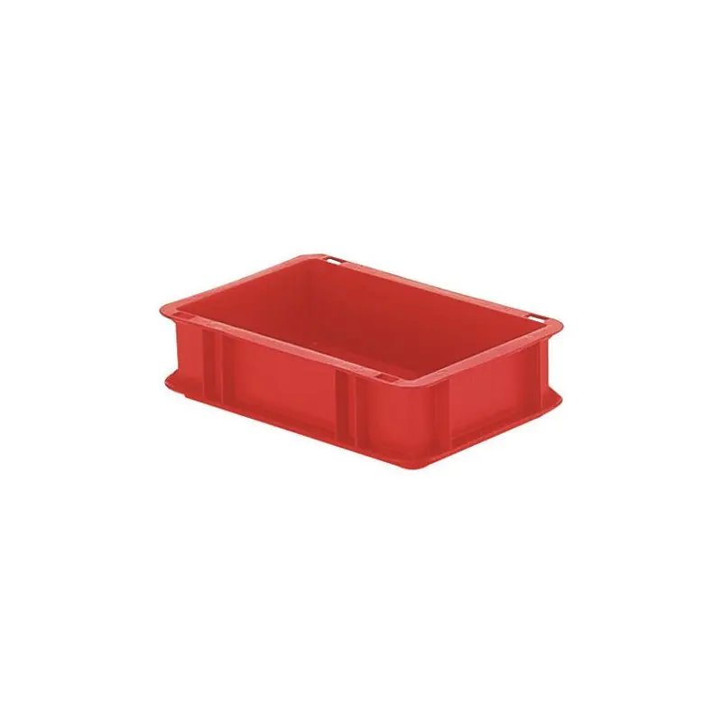 Transport-Stapelkasten 300x200x75 mm rot, geschlossen ohne Griffloch Begrenztes Angebot
