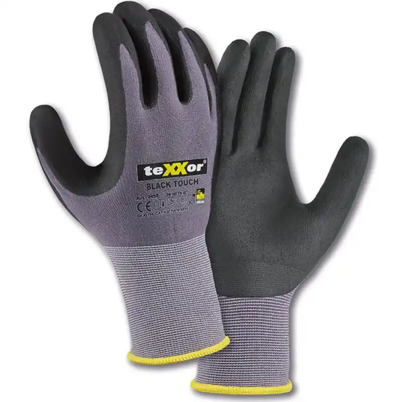 Direkt Vom Hersteller 72 Paar Montagehandschuh BLACK TOUCH teXXor 2450 Gr. 12