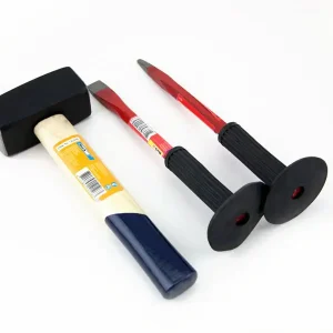 1500 gr Fäustel Meissel Set Spitzmeissel Flachmeissel Hammer Tüv/GS Din 6475 Bestseller