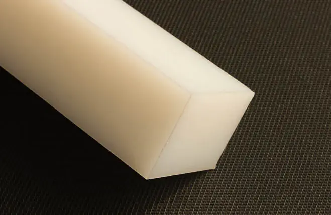 Markenprodukt Kunststoff Leiste Klotz Vierkant PA 1080x85x25 mm weiß natur Quader Rest Stück