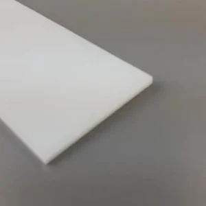 (50,00 Euro/m²) Kunststoff Platte PE Polyethylen 155x100x8 mm weiß Ausverkauf