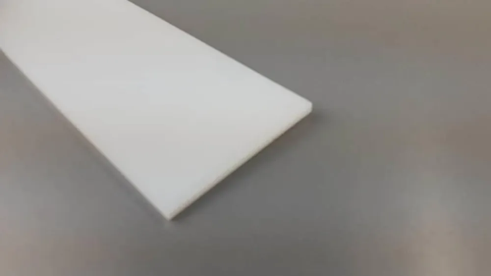 (50,00 Euro/m²) Kunststoff Platte PE Polyethylen 155x100x8 mm weiß Ausverkauf