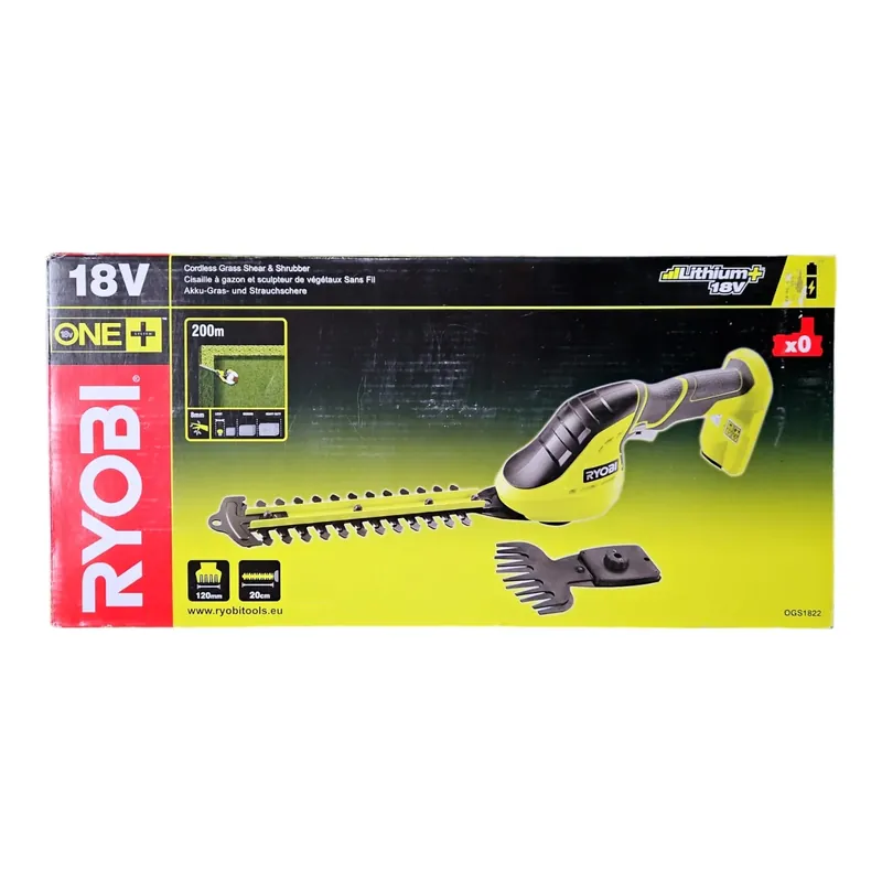 Direktkauf Ryobi 18 V Akku-Gras- und Strauchschere OGS 1822 ohne Akku und Ladegerät