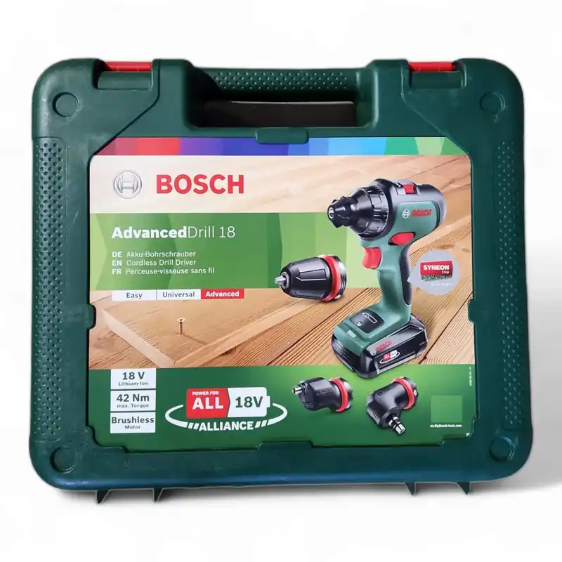 Bosch 18V Akku-Bohrschrauber AdvancedDrill 18 mit Aufsätzen 1x Akku 2,5 Ah Ausverkauf
