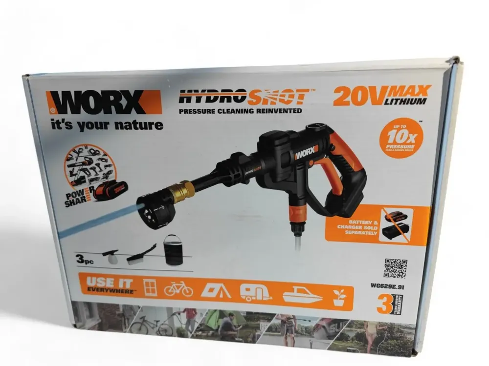 Jetzt Kaufen WORX WG629E.91 Akku Hochdruckreiniger Hydroshot 20V Mobiler Hochdruckreiniger