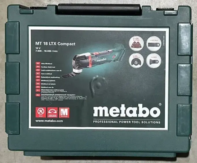 Metabo Akku-Multitool MT 18 LTX Compact ohne Akku mit Koffer Mega-Angebot