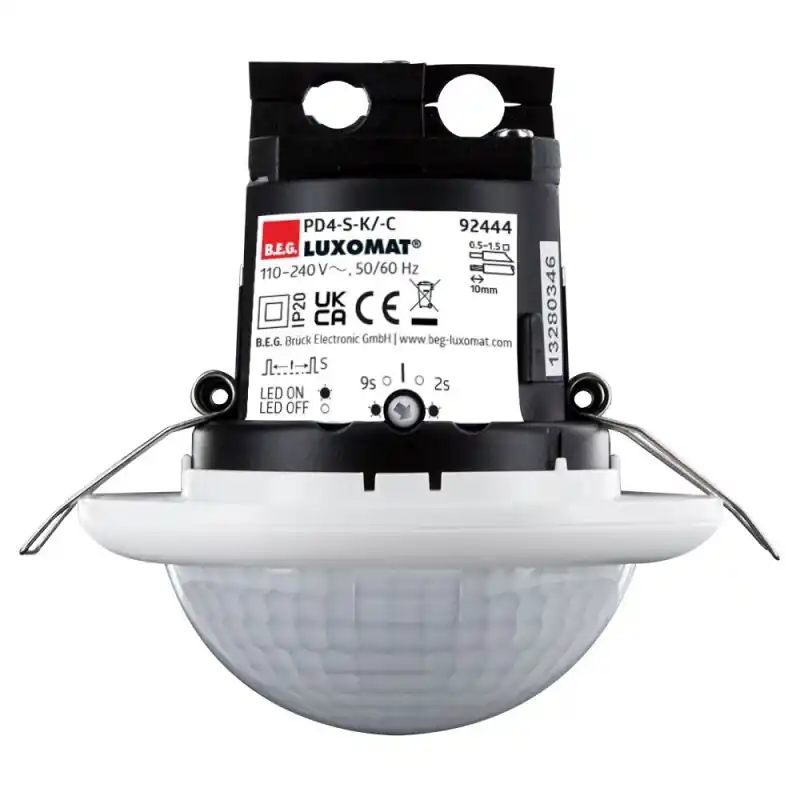 Neu Im Sortiment BEG 92444 Präsenzmelder PD4-S-K-DE-RAL90 für lange Gänge Deckeneinbau