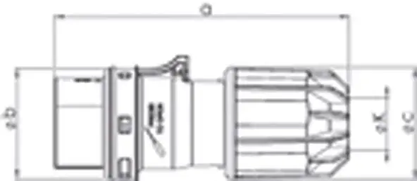 Finale Aktion ABL S02S60 CEE Stecker IP44 32A 2-pol 12h weiß S02S60