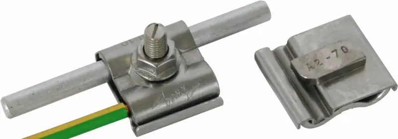 Sale DEHN SE - UEK 8.10 AQ4 50 HKSM8 V2A Erdanschlussklemme VA Rundleiter 4-50qmm f/vz