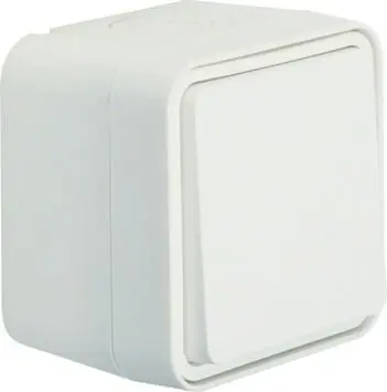 Berker 30763502 FR-Wechselschalter AP/WD W.1 polarweiß Markenware
