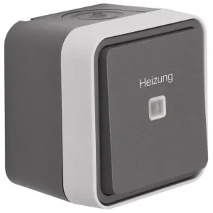 Berker 35663505 FR-Heizung Kontroll-Wechselschalter AP W1 grau Günstig