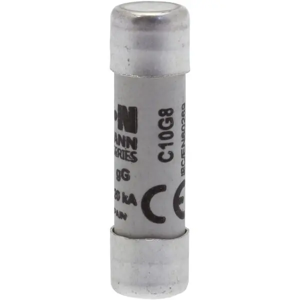 Sonderaktion EATON - CYLINDRICAL FUSE 10 x 38 8A GG 500V Keramiksicherung MT 8A 500V AC 10x38mm Keramik