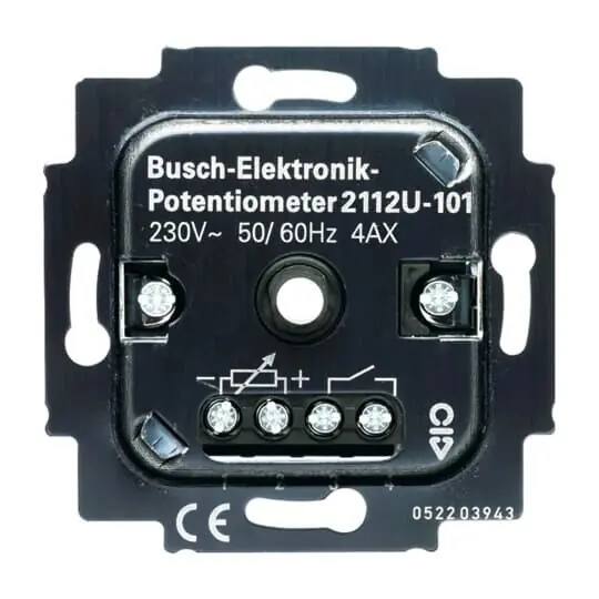 Markenprodukt Busch Jäger Potentiometer-Einsatz 700 W/VA 2112 U-101