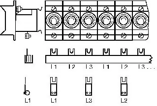 Letzte Chance ABB Stotz Sammelschienenblock Zuleitung:3Phasen SZ-PSB 7 N